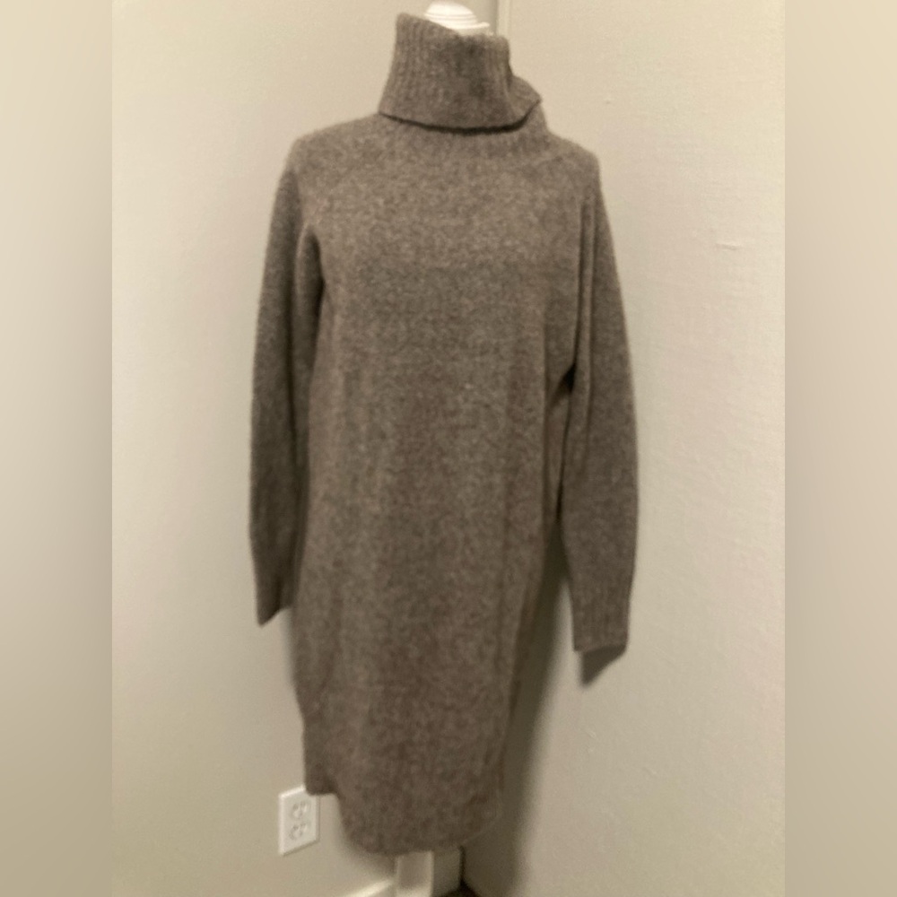 Elegant Taupe Turtleneck Sweater